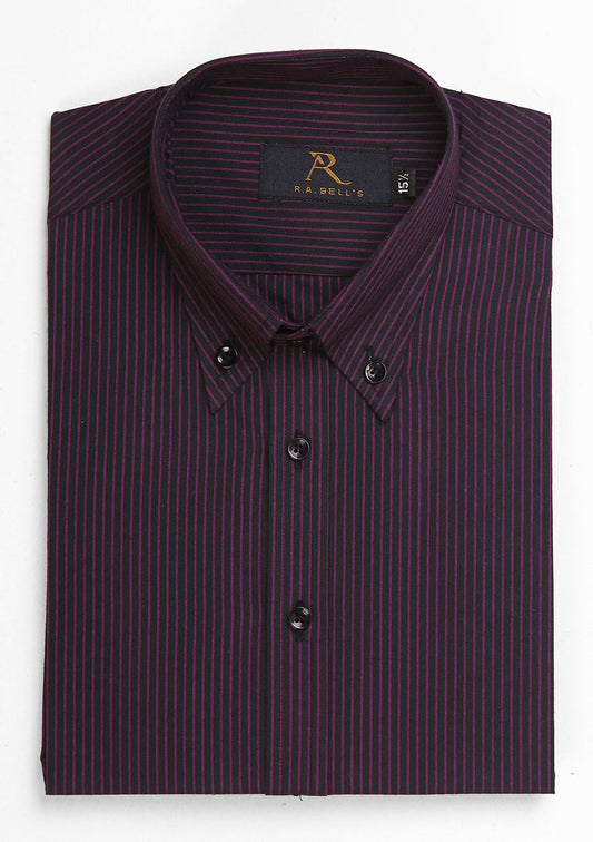 Black Plum Stripe Shirt