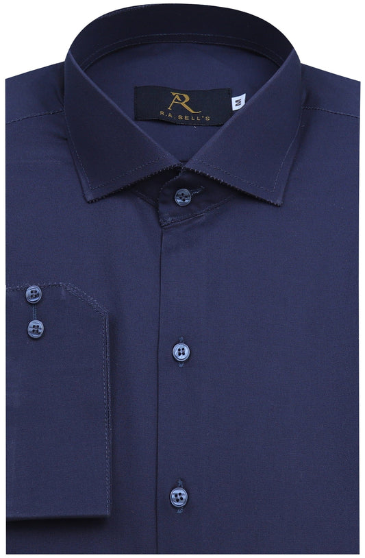midnight indigo plain shirt