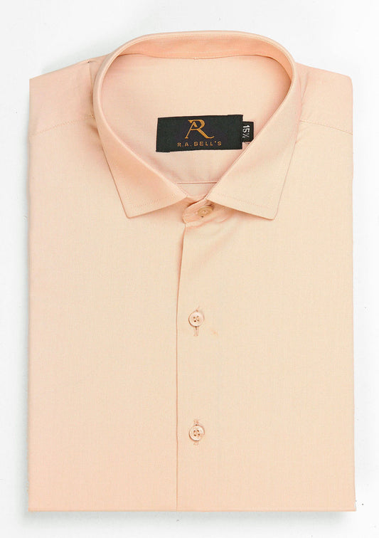 Desert Peach Textured Shirt