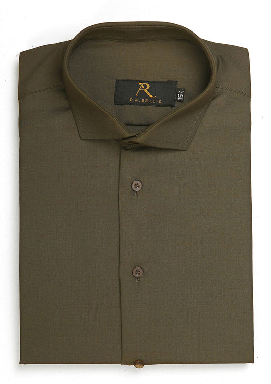 Smoked Olive Plain Shirt