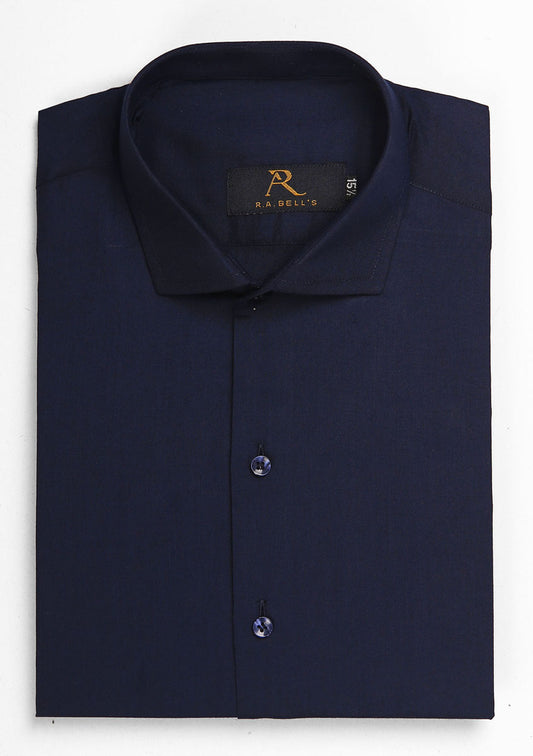 Navy Blue Plain Shirt