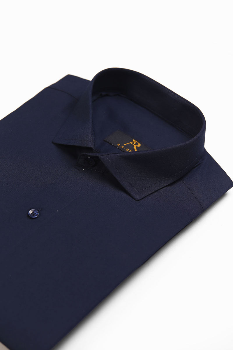 Navy Blue Plain Shirt