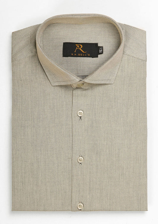 Stone Grey Dobby Shirt