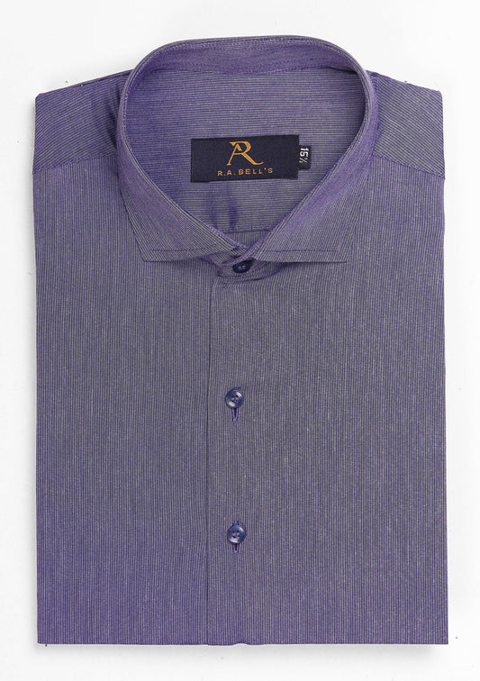 Lavender Smoke Textured Shirt