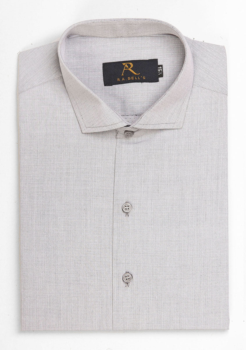 Cloud Grey Textured Shirt