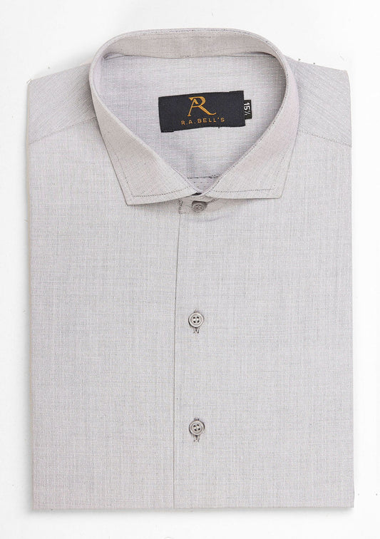 Cloud Grey Textured Shirt