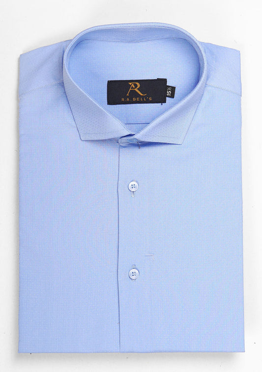 Blue Frost Textured Shirt