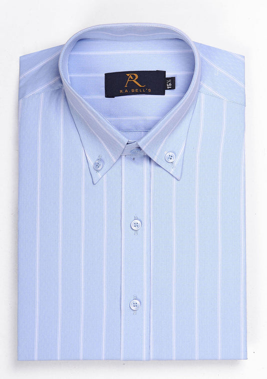 Powder Blue Stripe Shirt