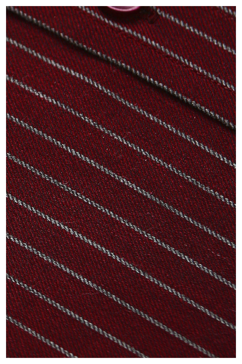 Wine Pearl Stripe shirt