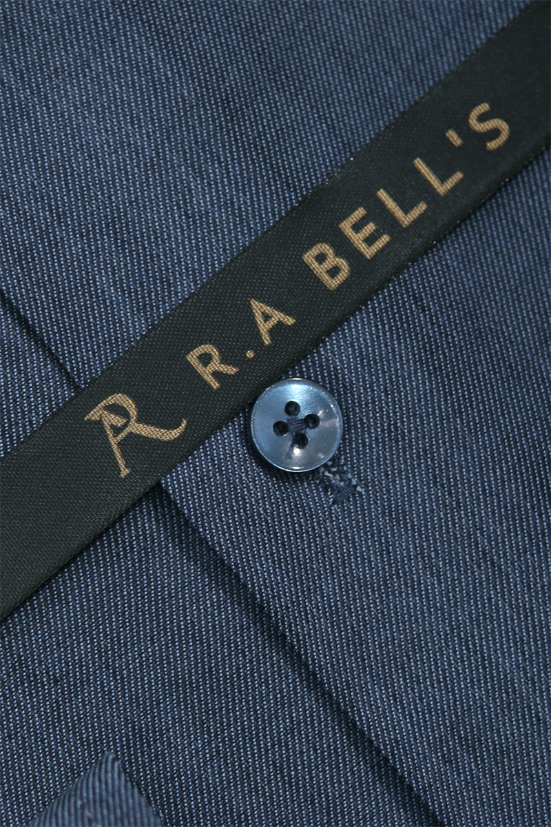 Steel Blue Textured Shirt (Copy)