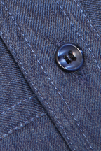 Double Pocket Blue Craftsman Shirt