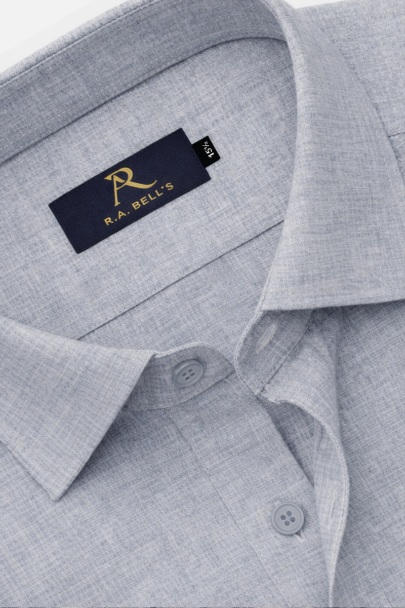Silver Grey Texture Shirt