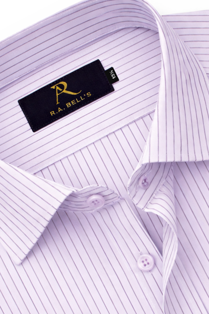 Lavender Line Formal Shirt