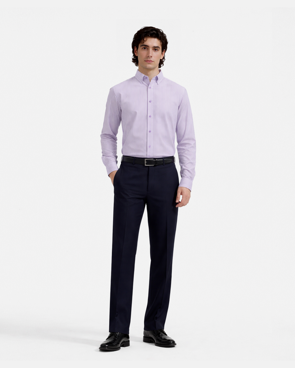 Lavender Line Formal Shirt