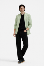 Sage Green Textured Shirt