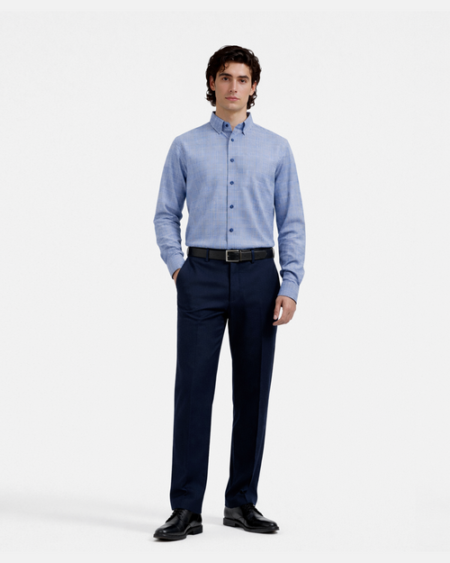 Blue Heritage Check Shirt
