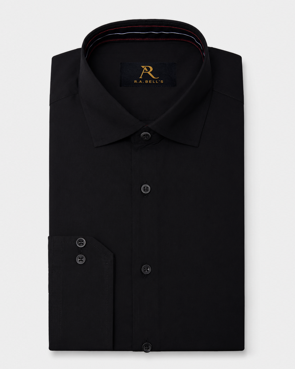 Black Red Inner Trim Signature Shirt