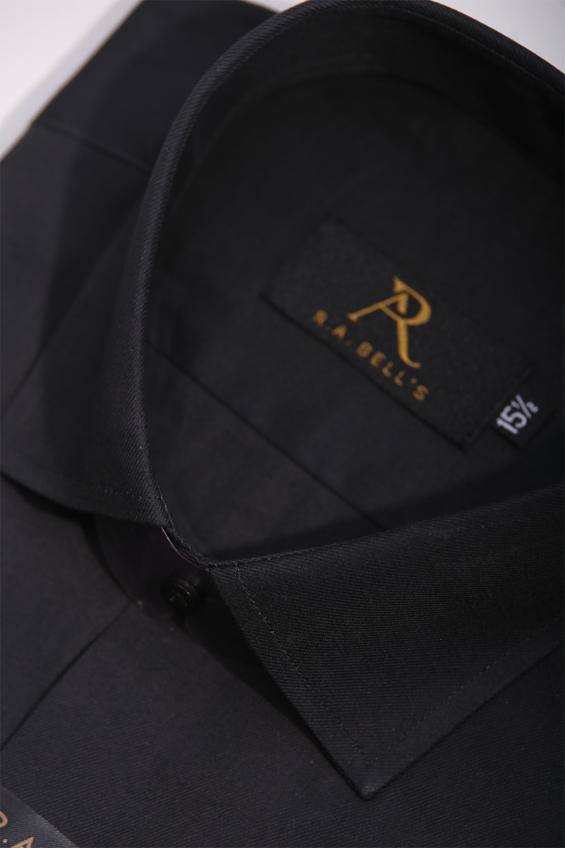 Charcol Black Textured Shirt