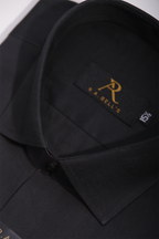 Charcol Black Textured Shirt
