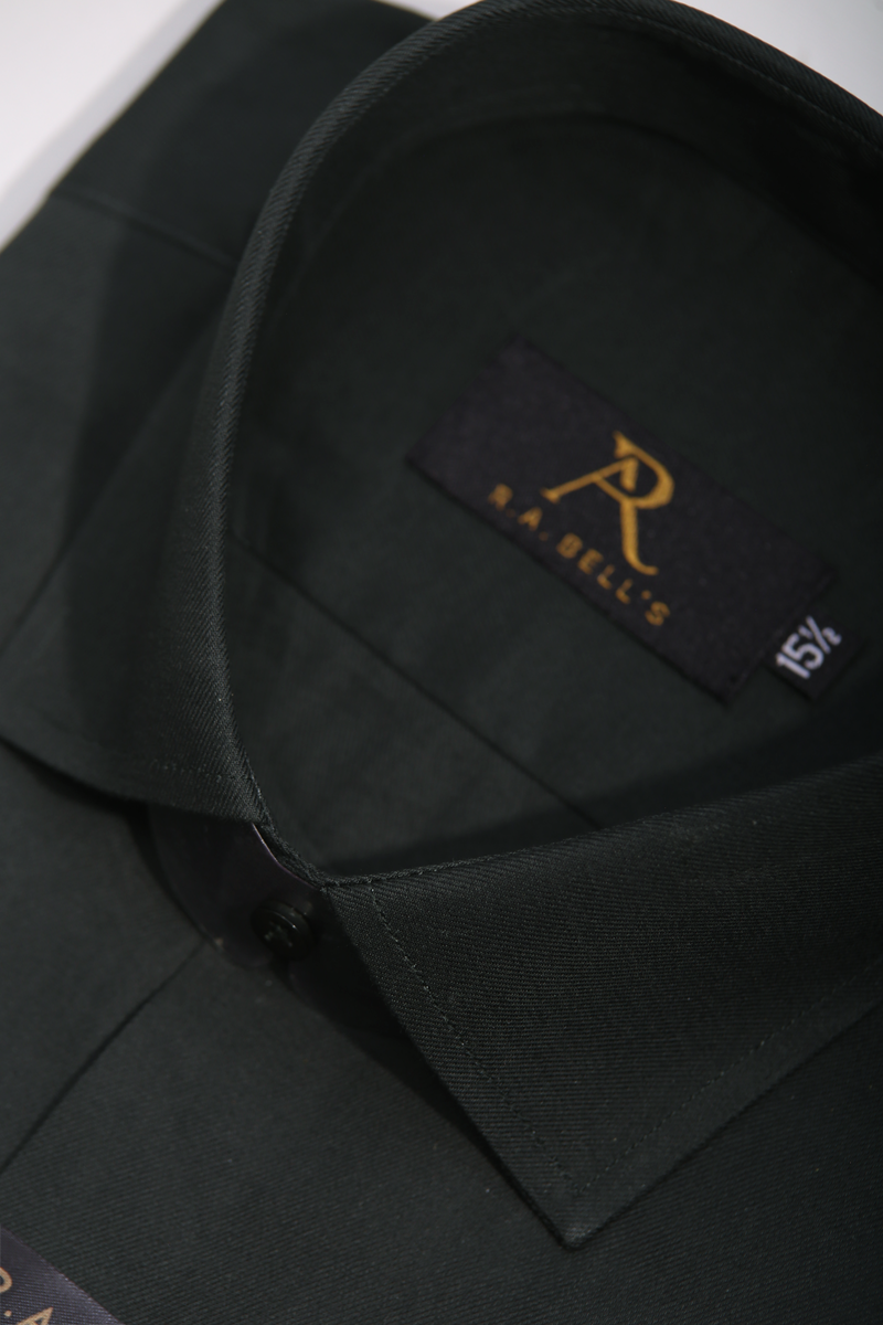 Black Olive Textured Shirt