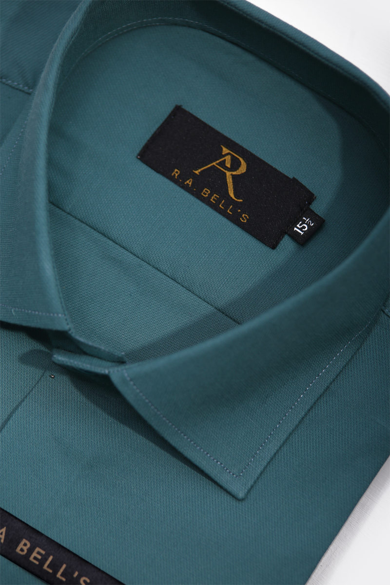 Midnight Teal Texture Shirt