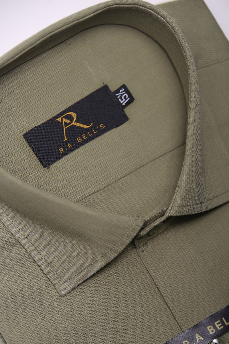Sage Olive Textured Shirt