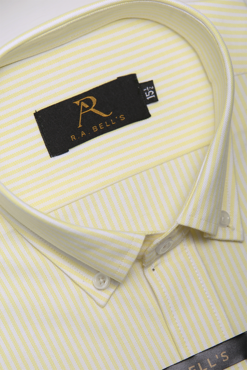 Butter Stripe Button Down Shirt