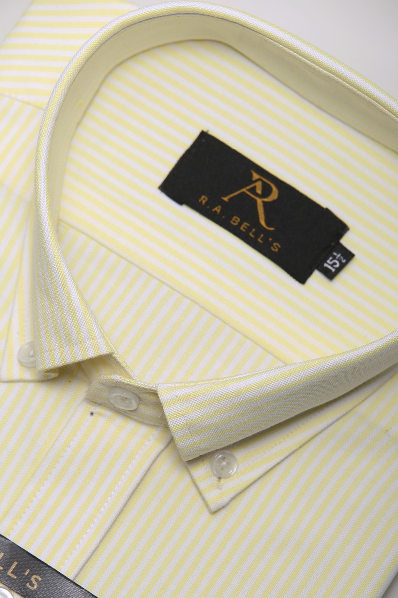 Butter Stripe Button Down Shirt