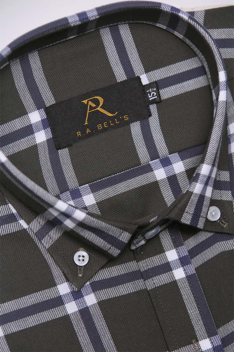 Olive Noir Button Down Shirt
