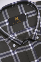 Olive Noir Button Down Shirt