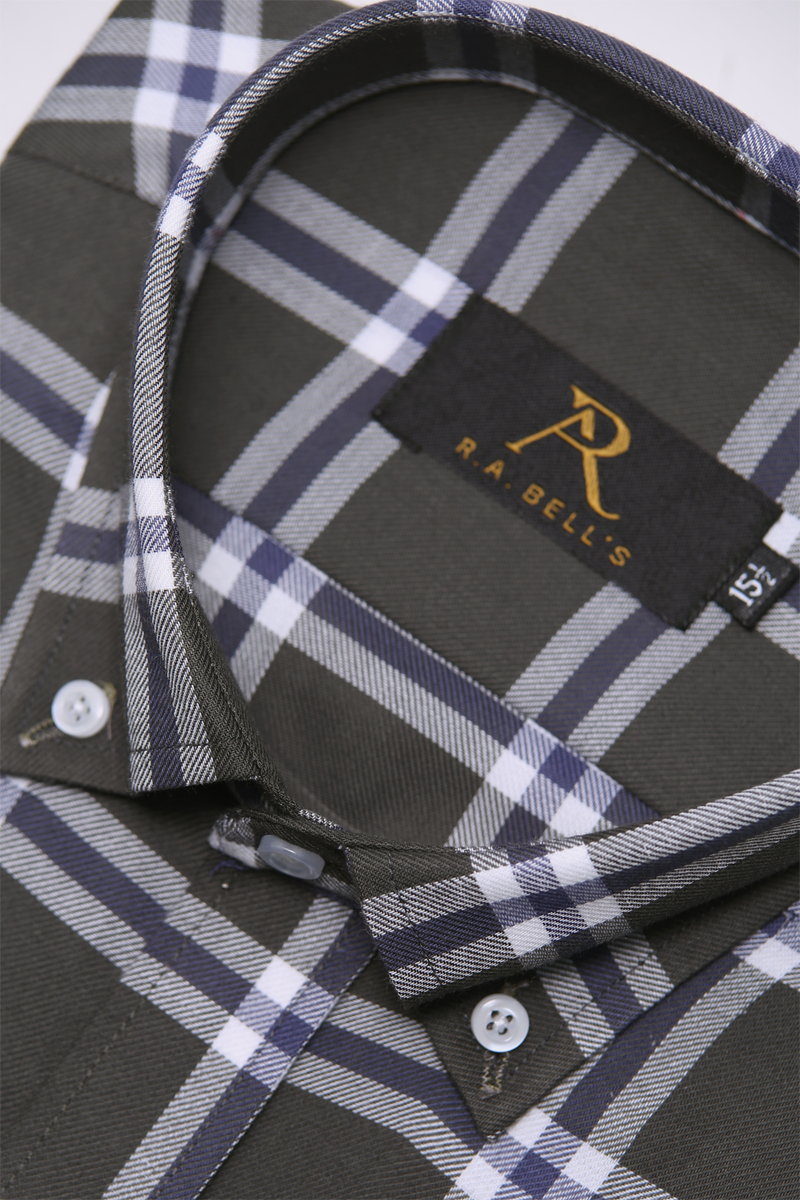 Olive Noir Button Down Shirt