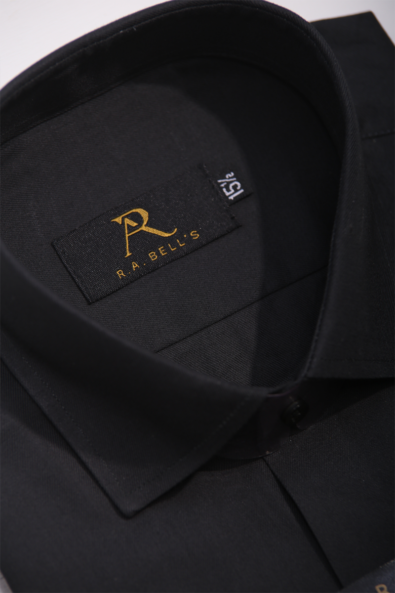 Charcol Black Textured Shirt