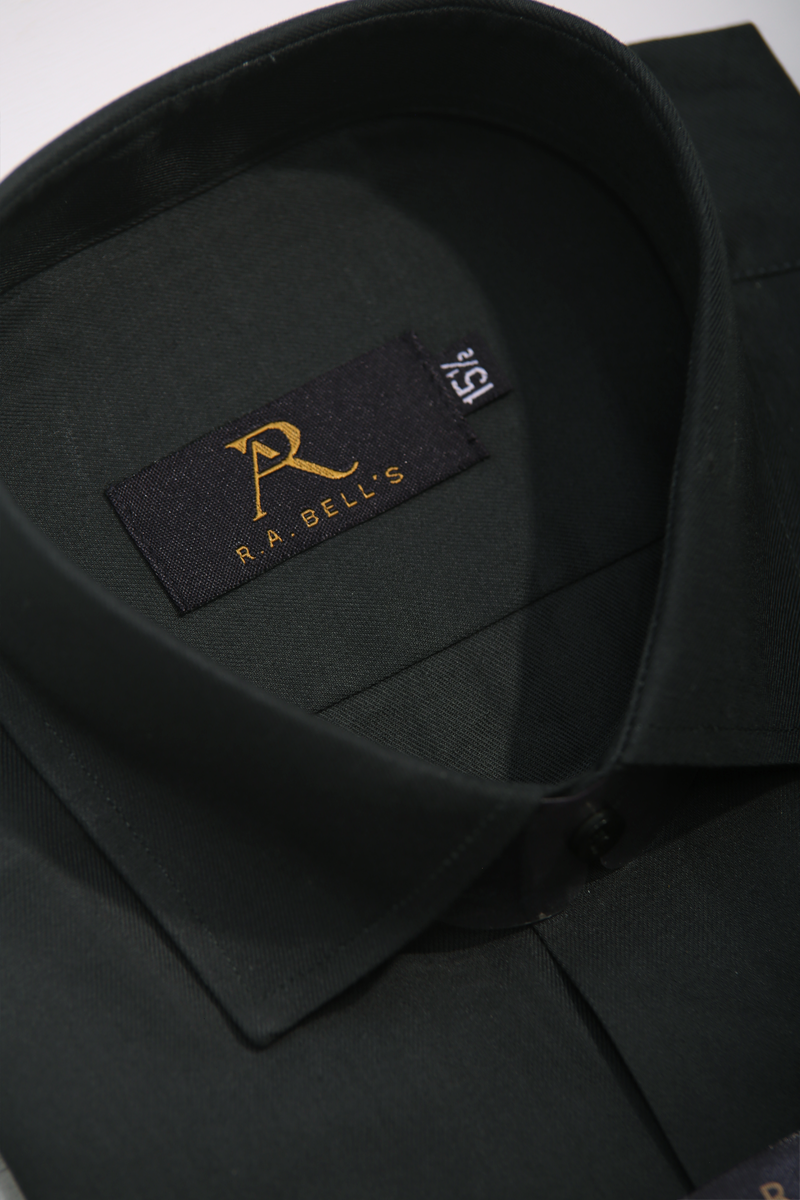 Black Olive Textured Shirt