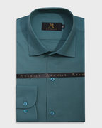 Midnight Teal Texture Shirt