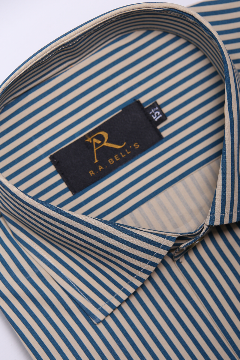 Regal Blue Stripe Shirt
