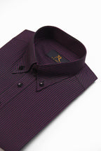 Black Plum Stripe Shirt