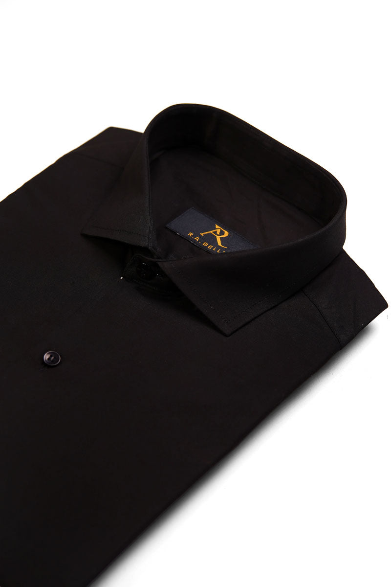 Black Plain Shirt