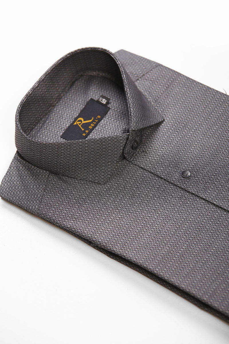 Graphite Diamond Printed Shirt