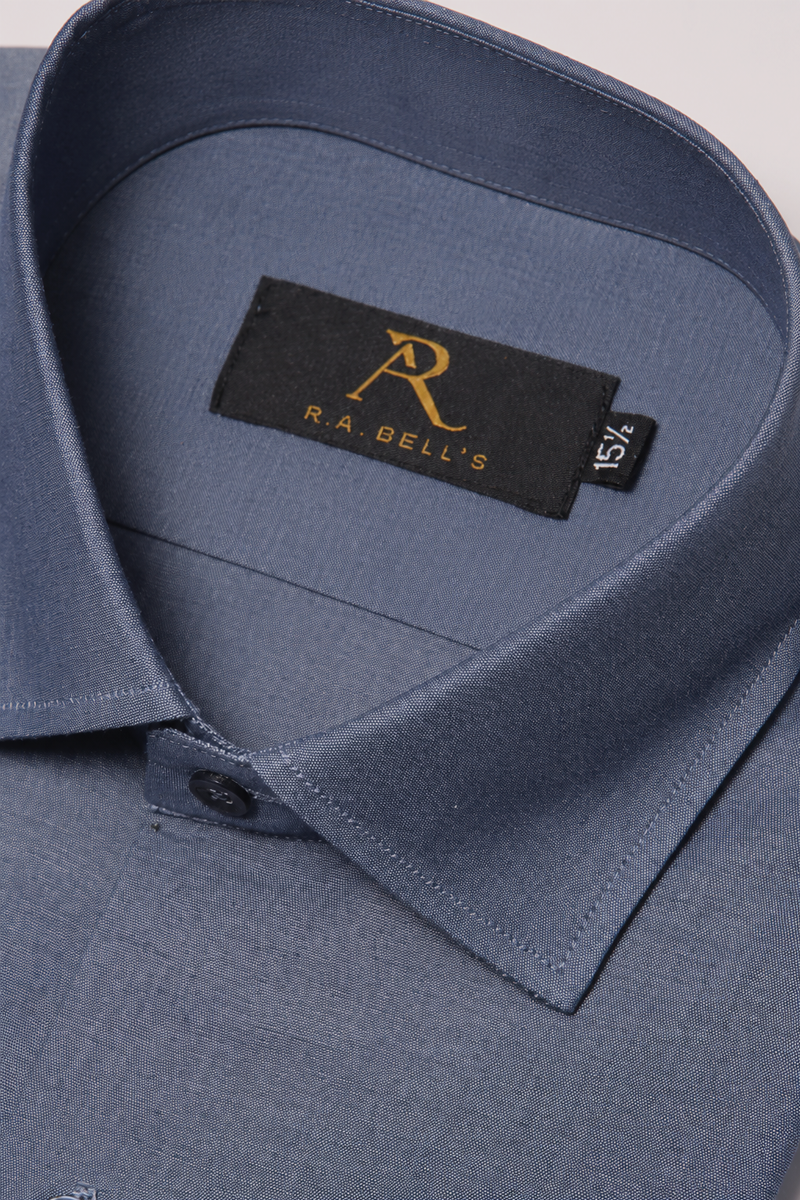 Slate Navy Texture Shirt