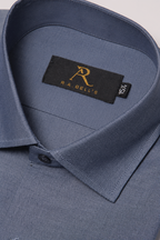 Slate Navy Texture Shirt
