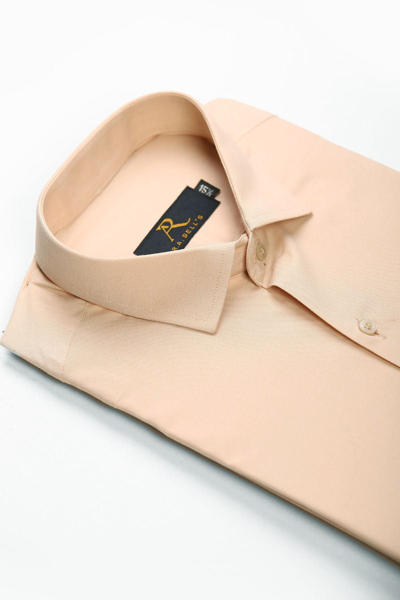 Desert Peach Textured Shirt