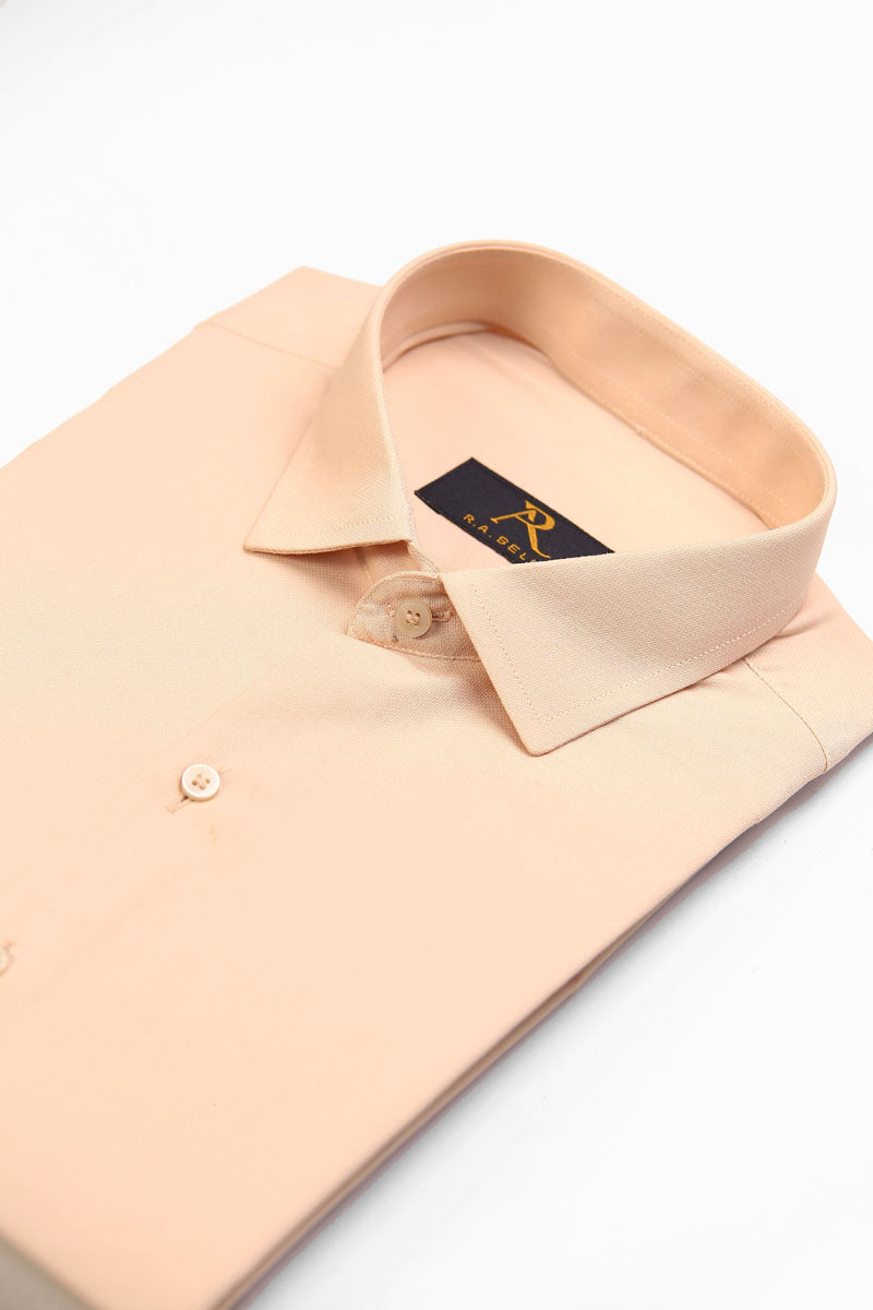 Desert Peach Textured Shirt