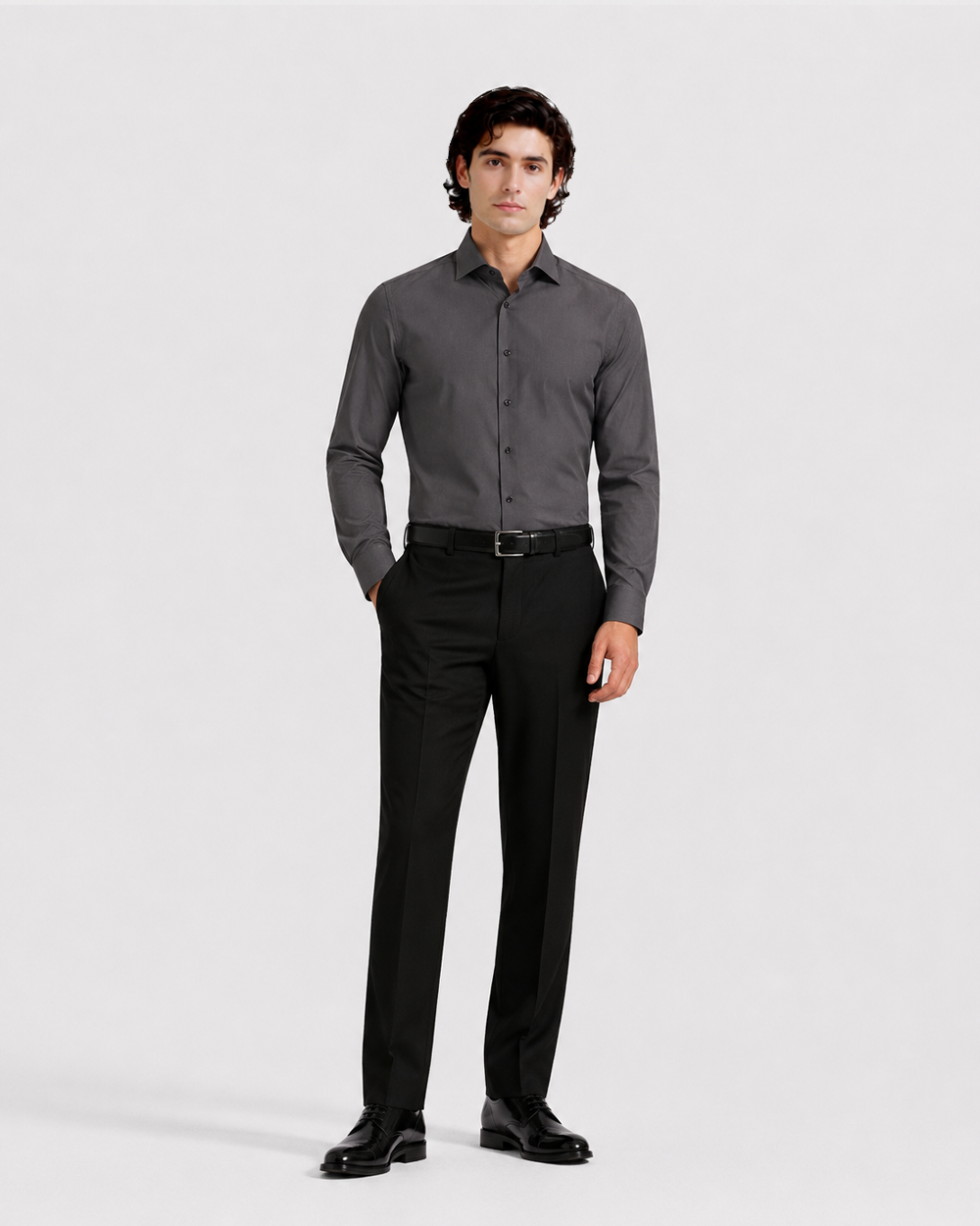 Charcol Grey Formal Shirt