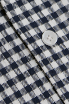 Navy Gingham Check Shirt