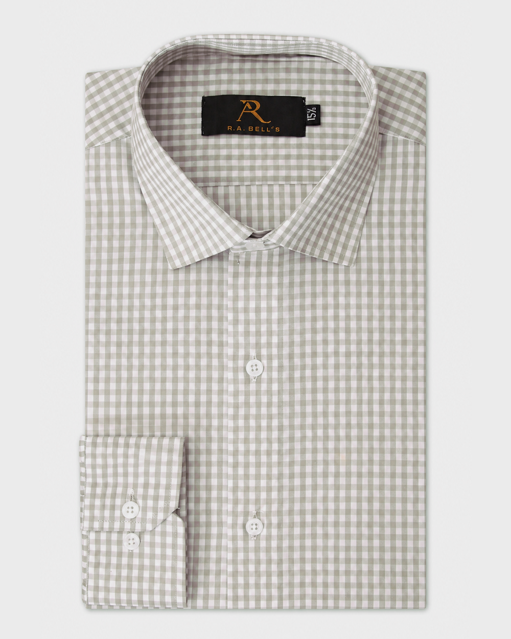 Mist Check Formal Shirt