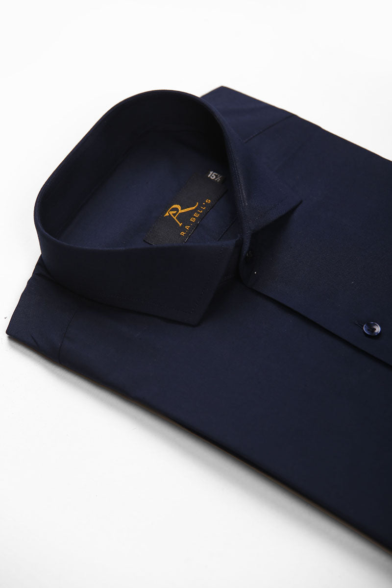 Navy Blue Plain Shirt