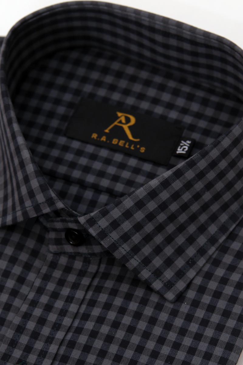 Graphite Check Executive Shirt