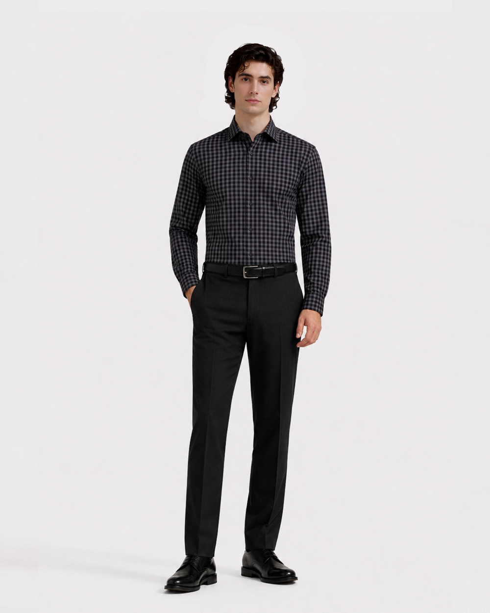 Graphite Check Executive Shirt