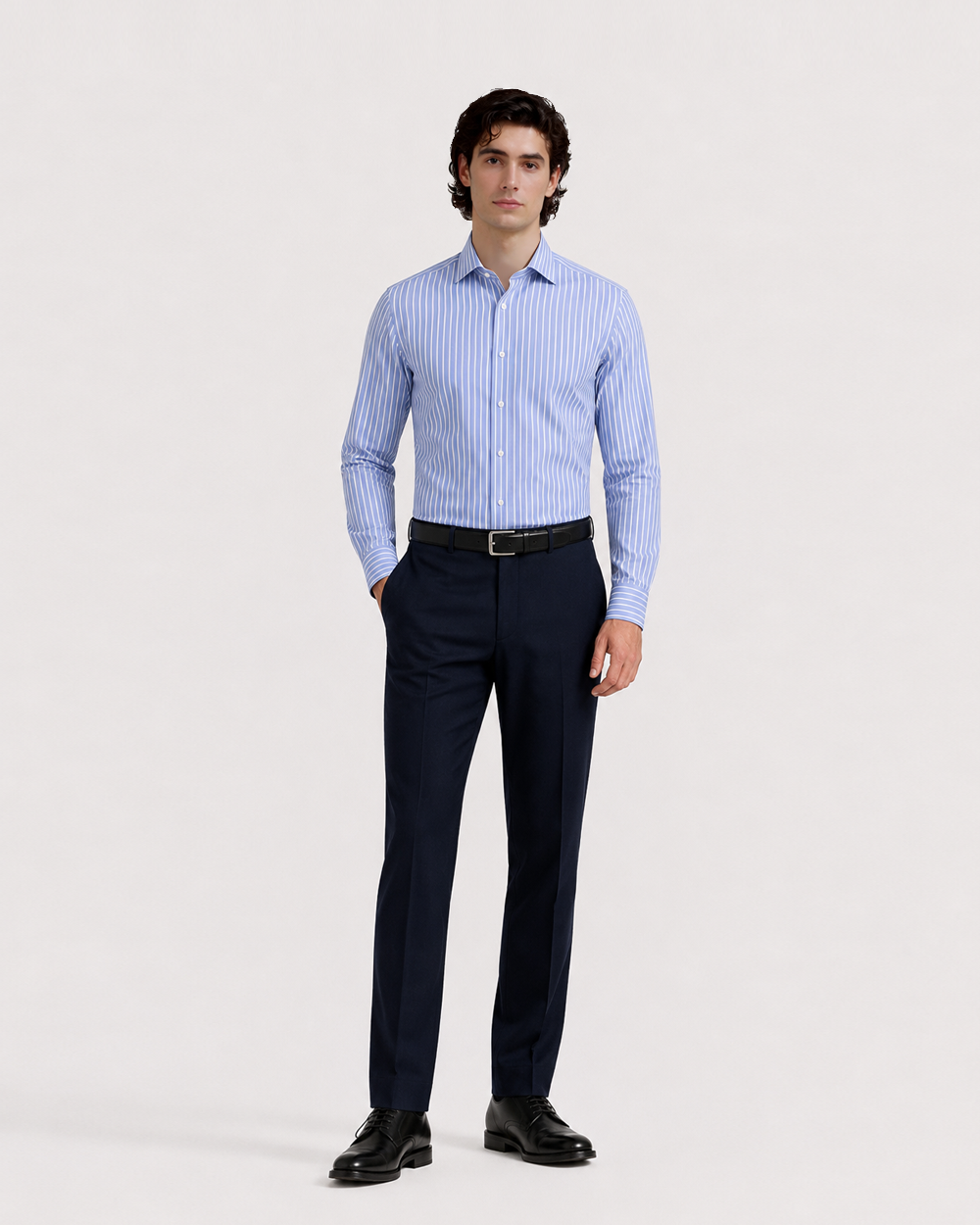 Heritage Blue Stripe Dress Shirt