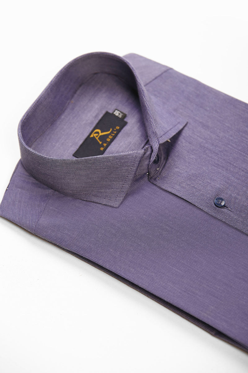 Lavender Smoke Textured Shirt
